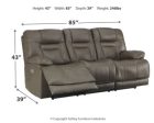 Wurstrow Power Reclining Sofa Discount