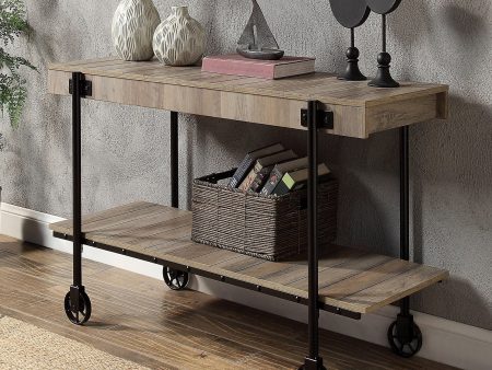 Lobb Natural Tone Black Sofa Table Online Hot Sale