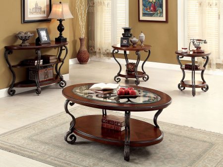 May Brown Cherry Sofa Table For Discount