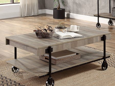 Lobb Natural Tone Black Coffee Table Online Sale