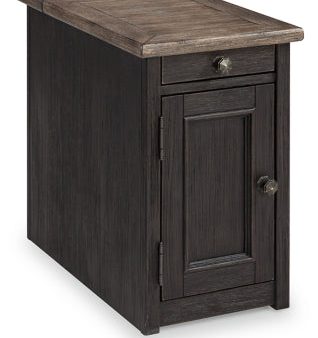 Tyler Creek Chairside End Table with USB Ports & Outlets Supply