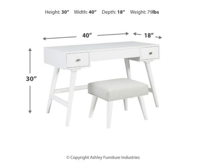 Thadamere Vanity with Stool For Cheap