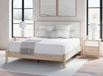 Cadmori King Upholstered Panel Bed Online