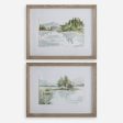 Serene Lake Framed Prints, S 2 Cheap