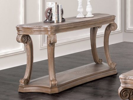 Seven Oaks Weathered Oak Sofa Table Fashion