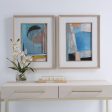 Uttermost Brilliant Clouds Abstract Prints, Set 2 Online now