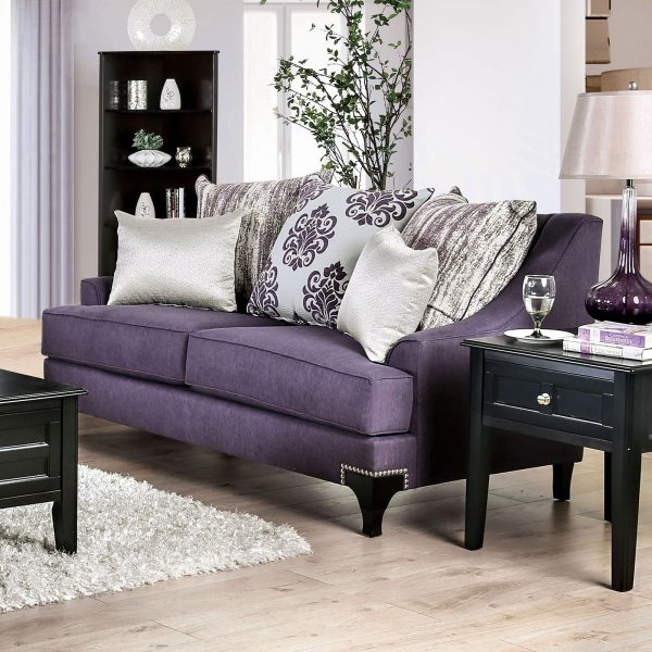 Sisseton Purple Loveseat Supply