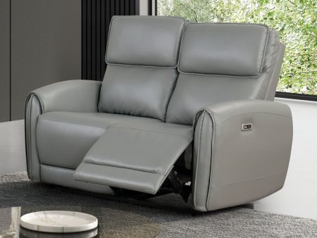 Schlieren Gray Power Loveseat Cheap