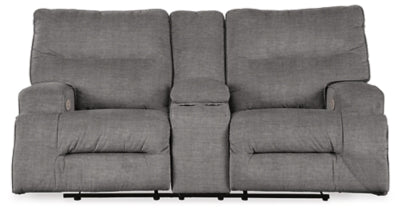 Coombs Power Reclining Loveseat with Console For Cheap