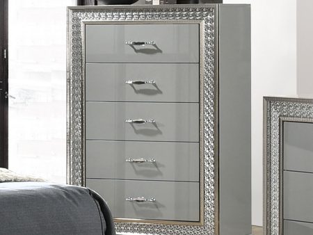 Cassiopeia Metallic Gray Chest Online Sale