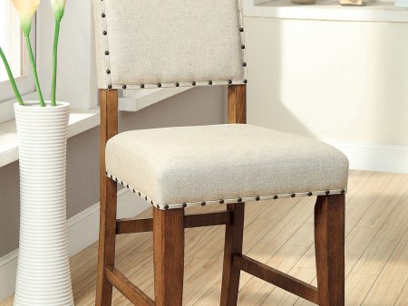 Sania Rustic Oak Counter Ht. Chair on Sale