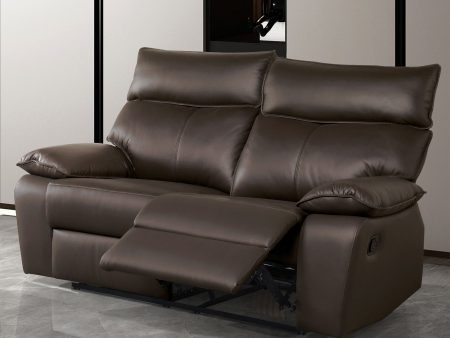 Onoria Brown Manual Recline Loveseat on Sale