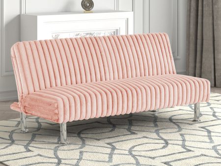 Hinwil Pink Futon Sofa Bed Hot on Sale