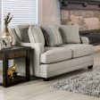 Stephney Gold Gray Loveseat For Sale