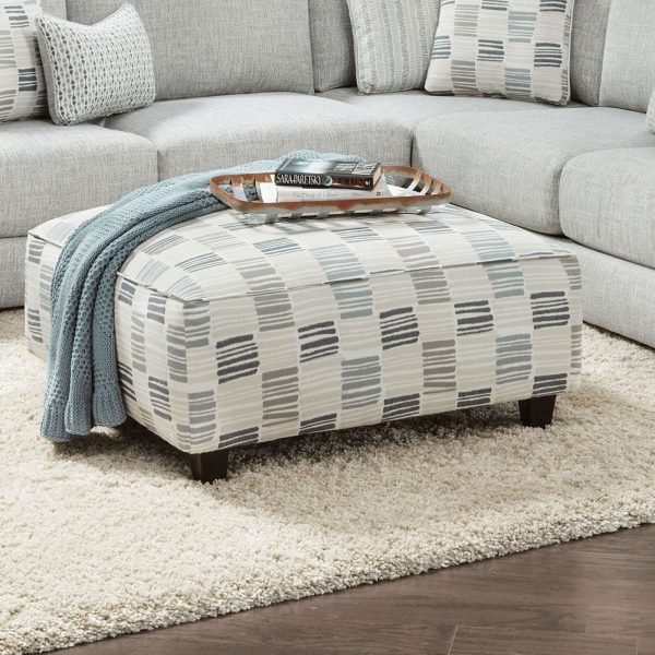 Pelham Stripe Multi Ottoman Hot on Sale