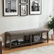 Tayah Gray Bench For Cheap