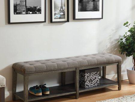 Tayah Gray Bench For Cheap