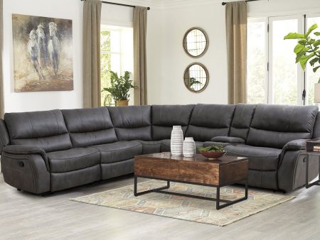 Jerominus Dark Gray Sectional For Discount