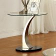 Valo Satin Plated Black End Table Online now