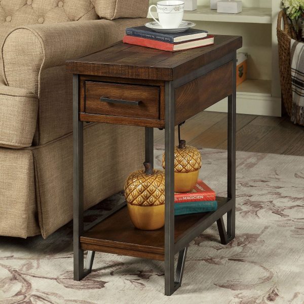 Brick Attic Oak Multi Side Table Online