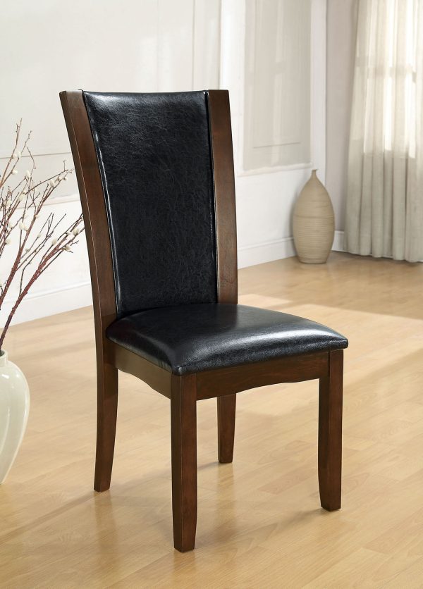 Manhattan Dark Cherry Brown Side Chair Discount