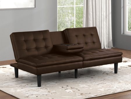 Eidsberg Brown Futon Sofa Bed on Sale