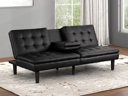 Eidsberg Black Futon Sofa Bed Online