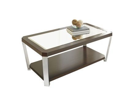 Truman Cocktail Table [stainless steel] Sale