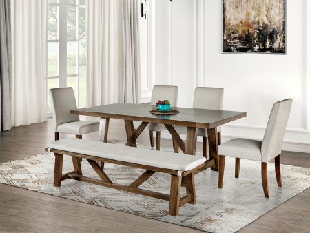 Losone Brown Dining Table Online Sale