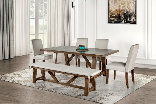 Losone Brown Dining Table Online Sale