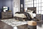 Drystan Queen Panel Bed with 4 Storage Drawers with Mirrored Dresser, Chest and 2 Nightstands in Multi Supply