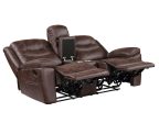 Stetson Manual Reclining Console Loveseat Cheap