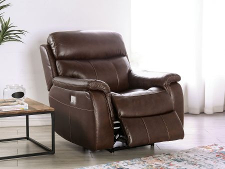 Antenor Brown Power Recliner Sale