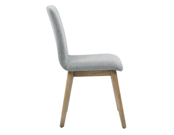 Vida Upholstered Side Chair, Gray Online Sale