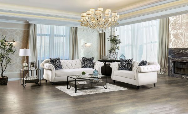 Antoinette White Sofa Supply