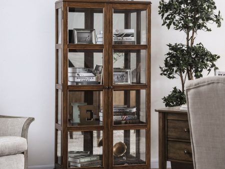 Vilas Oak Curio Cabinet For Cheap