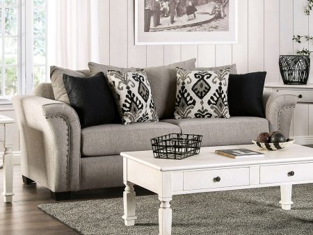 Belsize Light Taupe Black Sofa Fashion