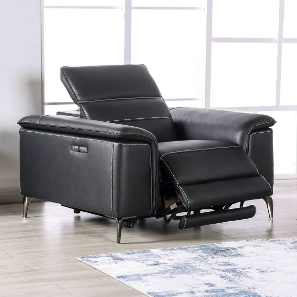 Ascona Black Power Recliner on Sale