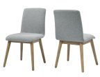 Vida Upholstered Side Chair, Gray Online Sale