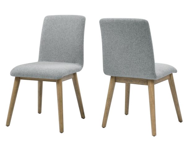 Vida Upholstered Side Chair, Gray Online Sale