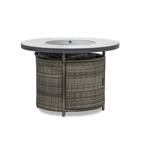 Barbuda Gray Fire Pit Table Fashion