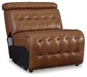 Temmpton Chocolate Armless Chair Online Sale