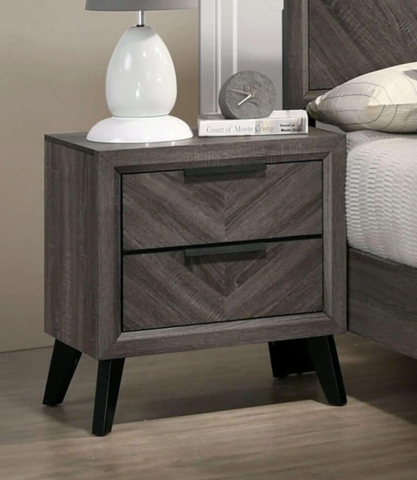 Vagan Gray Night Stand For Discount