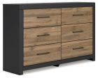 Vertani King Panel Bed with Dresser and Nightstand in Black For Sale