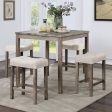 Torrean Gray Beige 5 Pc. Counter Ht. Set Supply