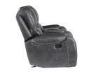 Keily Manual Swivel Glider Recliner, Grey Online Hot Sale