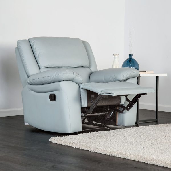 Glarus Powder Blue Recliner Chair Fashion