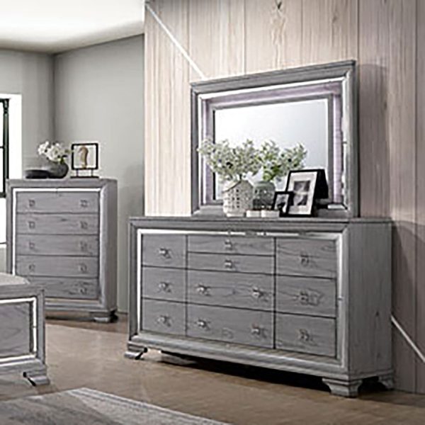 Alanis Light Gray Mirror on Sale