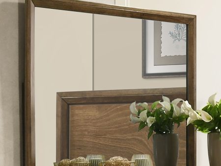 Kirkham Walnut Mirror For Cheap