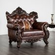 Palencia Dark Cherry Brown Chair For Cheap